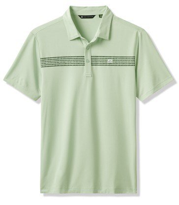 Travis Mathew River Boat herr polo, aqua foam