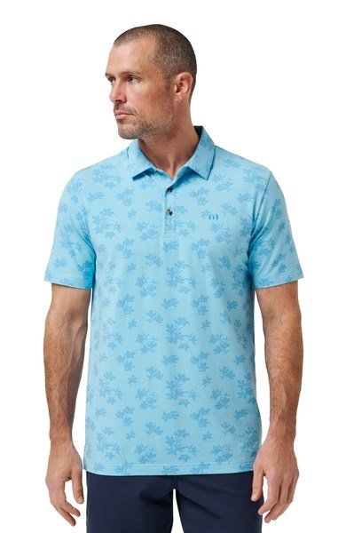 Travis Mathew Port Day herr polo, air blue