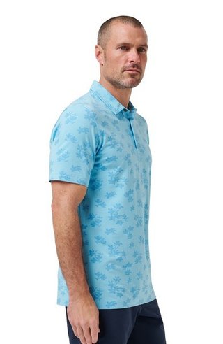 Travis Mathew Port Day herr polo, air blue