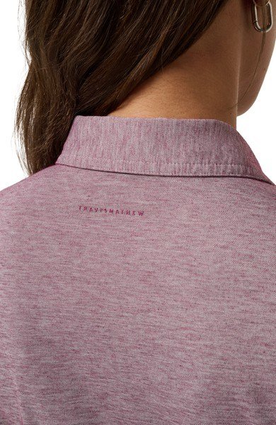 Travis Mathew Featherweight Active dampolo, heather damson