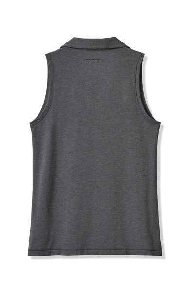 Travis Mathew Featherweight Active 2.0 Sleeveless dampolo, heather black