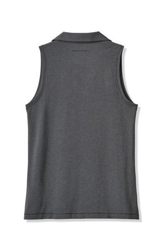 Travis Mathew Featherweight Active 2.0 Sleeveless dampolo, heather black
