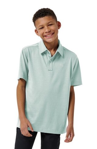 Travis Mathew The Heater junior polotröja, eggshell blue