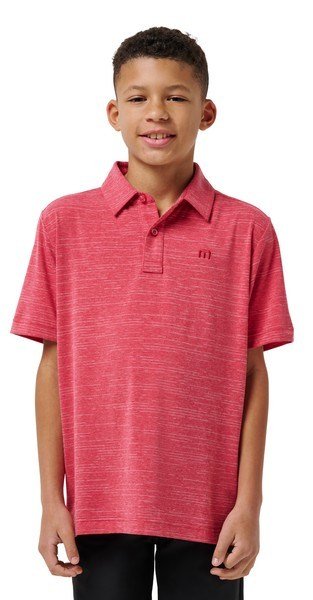 Travis Mathew The Heater junior polo, heather scooter