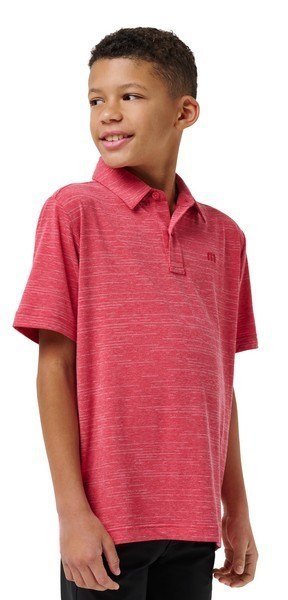 Travis Mathew The Heater junior polo, heather scooter