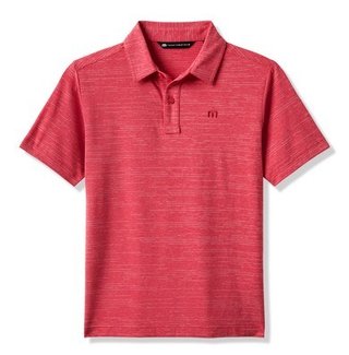 Travis Mathew The Heater junior polo, heather scooter