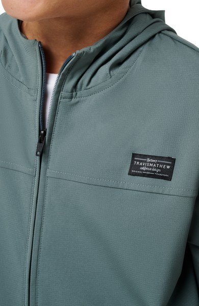 Travis Mathew Wanderlust junior hoodie, balsam green