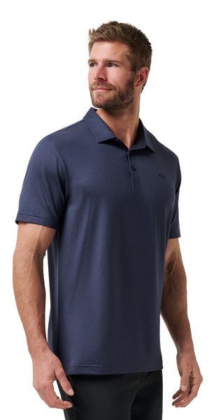 Travis Mathew Featherweight Performance herr polo, total eclipse