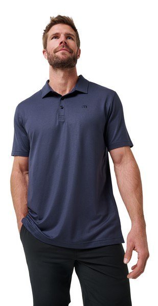 Travis Mathew Featherweight Performance herr polo, total eclipse