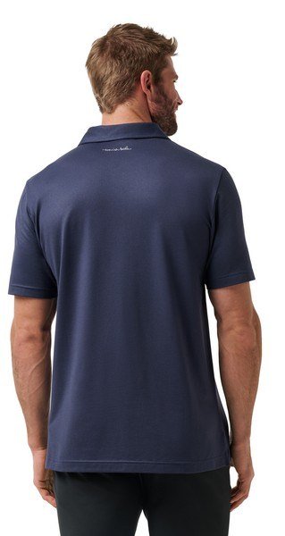 Travis Mathew Featherweight Performance herr polo, total eclipse