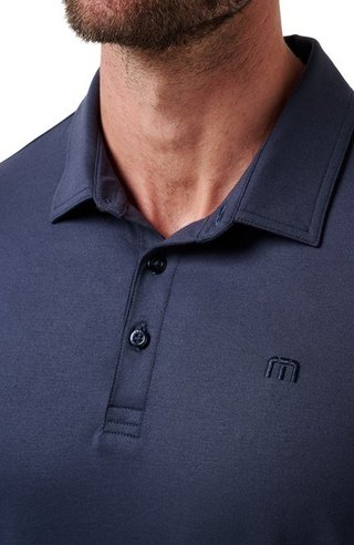 Travis Mathew Featherweight Performance herr polo, total eclipse