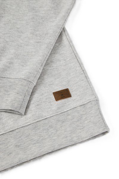 Travis Mathew Cloud herr tröja 1/4 zip, heather grey