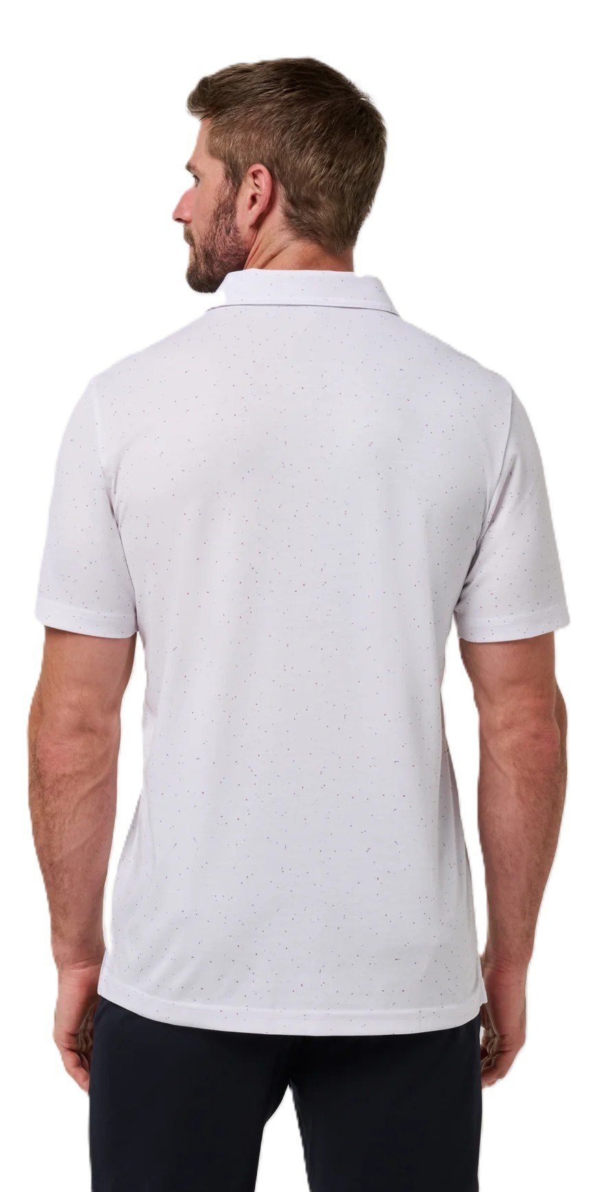 Travis Mathew Special Trip herr polo, vit