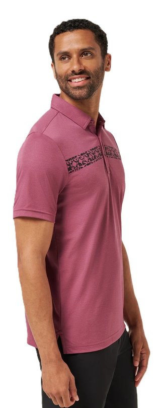 Travis Mathew Bungee Jump herr polo, damson