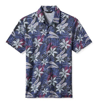 Travis Mathew Featherweight Open Bay herr polo, svart