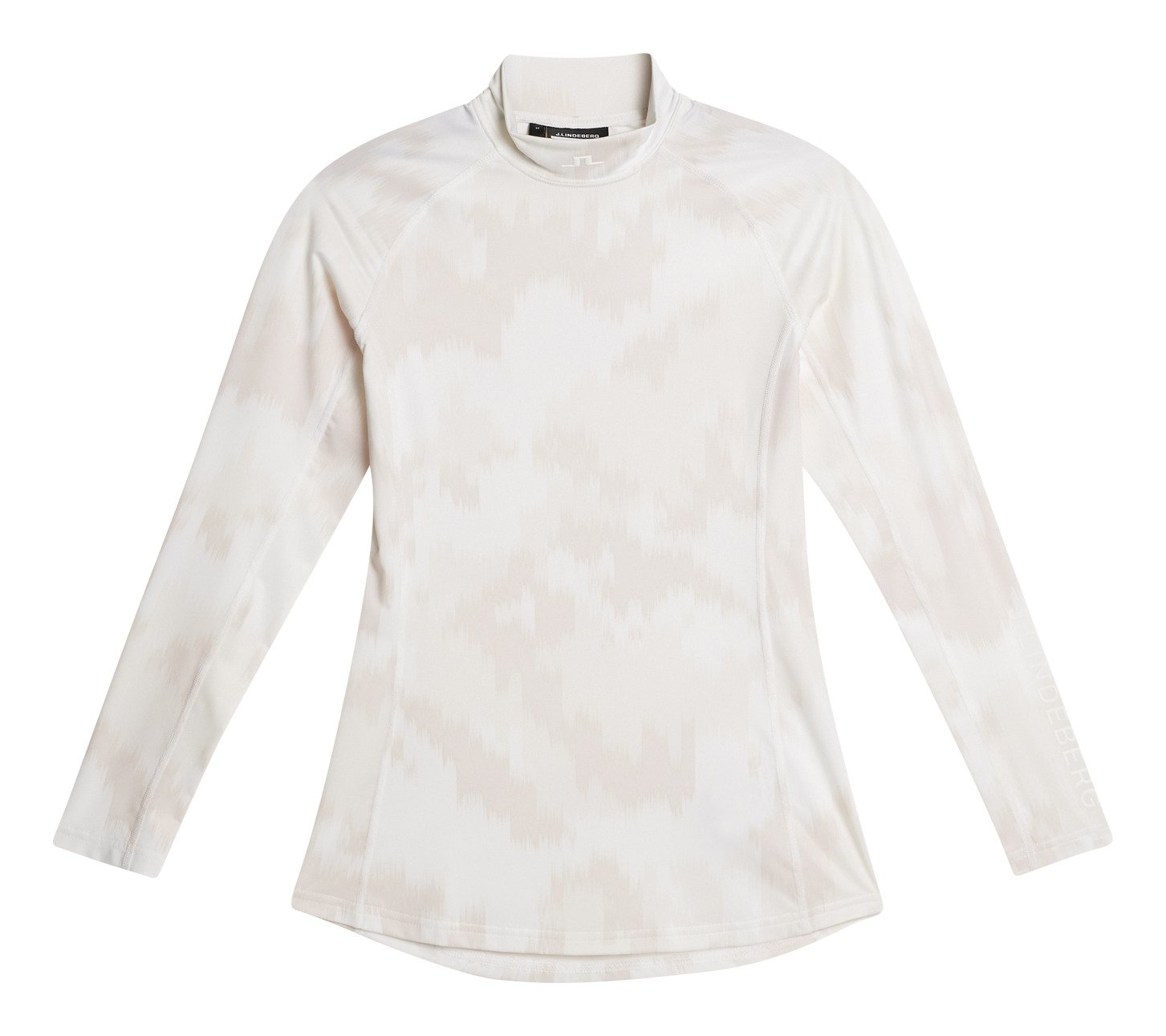 J.Lindeberg Ella Print Compression dam T-shirt, warp gray lilac
