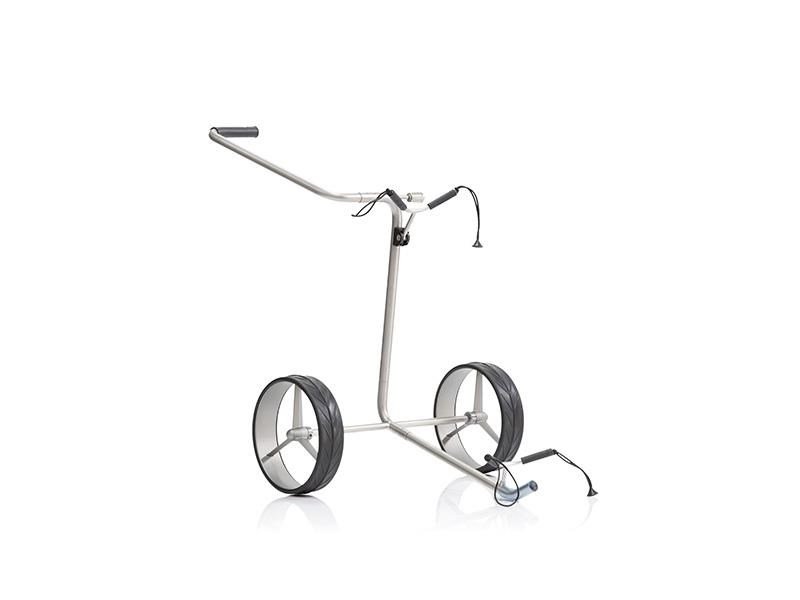 JuCad Titan manuell 2-hjulig trolley + bärbag JTT, titanium
