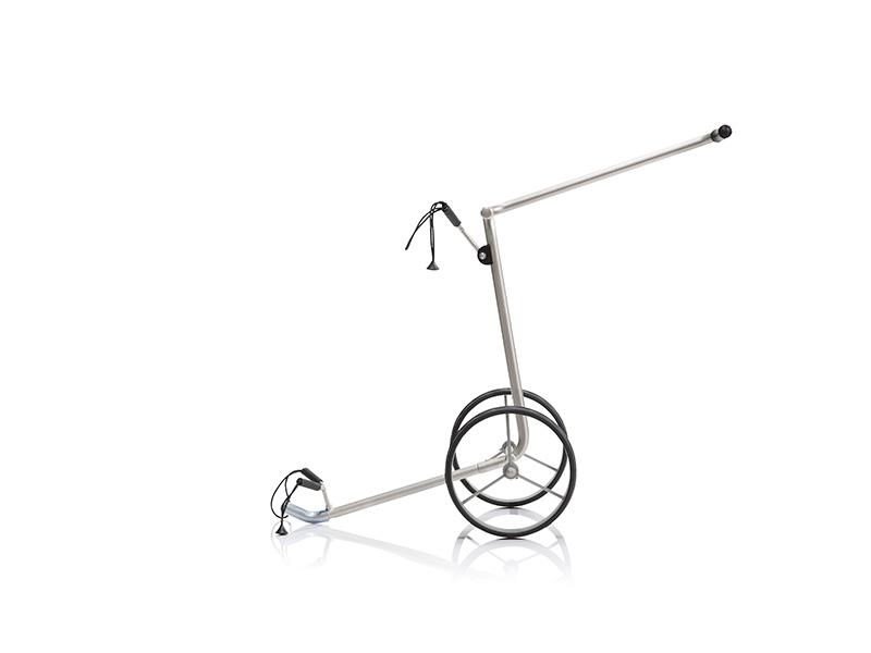 JuCad Titan manuell 2-hjulig trolley + bärbag JTT, titanium