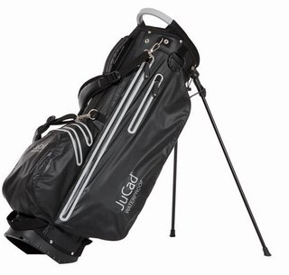 JuCad Waterproof 2in1 stand bag, black/titanum