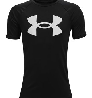 Under Armour Tech Big Logo junior t-shirt, svart