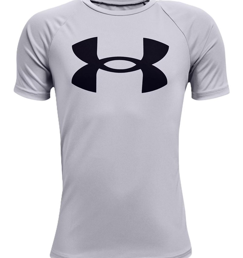 Under Armour Tech Big Logo junior t-shirt, grå