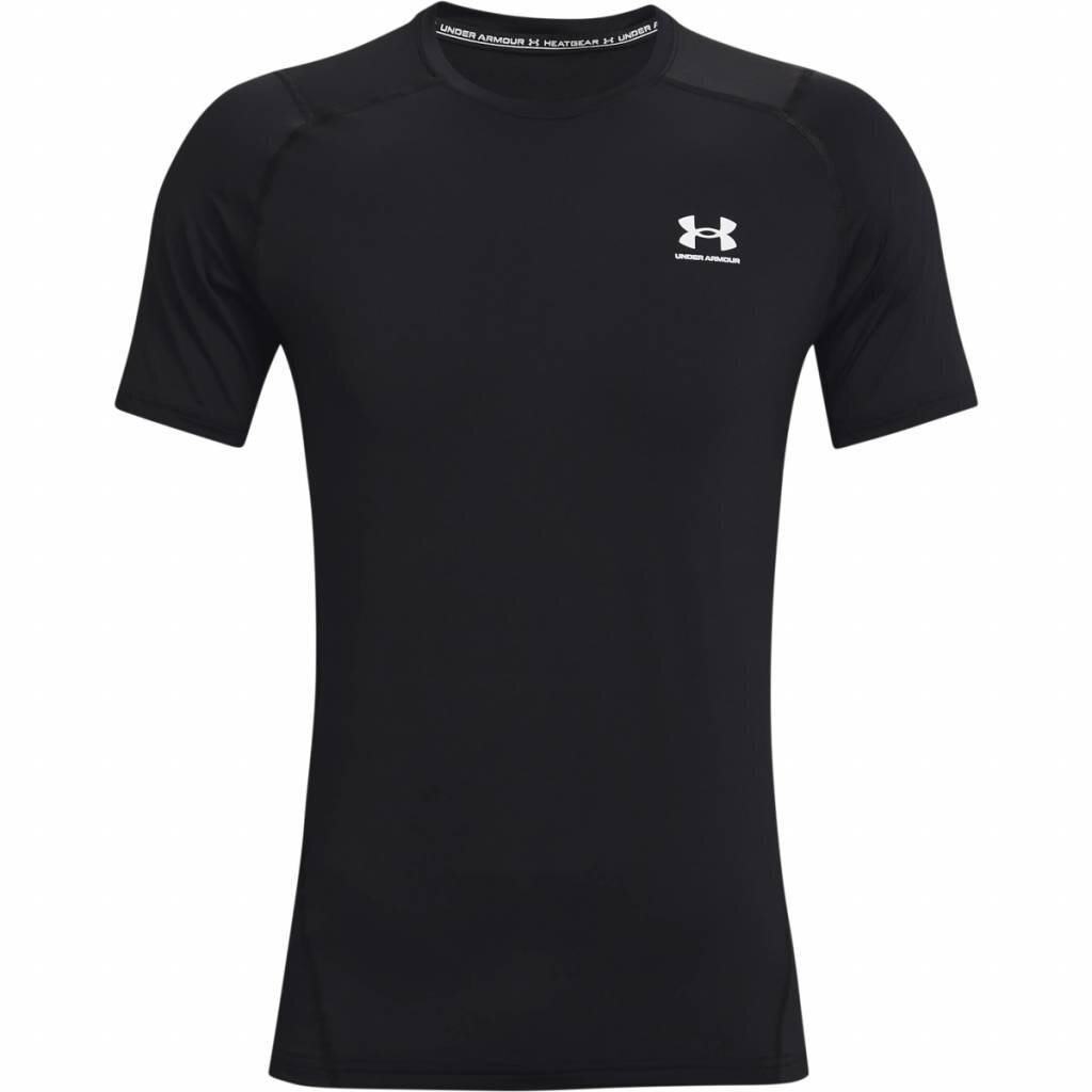 Under Armour HeatGear Fitted S herr t-shirt, svart