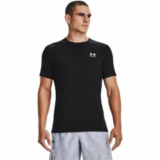 Under Armour HeatGear Fitted S herr t-shirt, svart