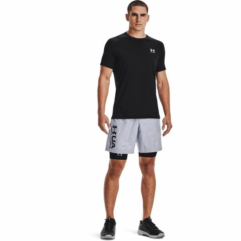 Under Armour HeatGear Fitted S herr t-shirt, svart