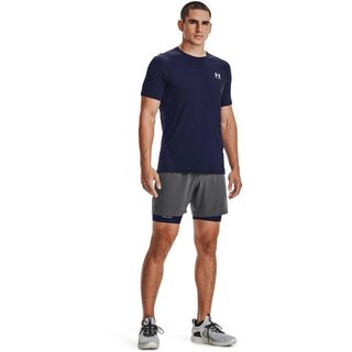 Under Armour HG Fitted SS herr t-shirt, midnight navy