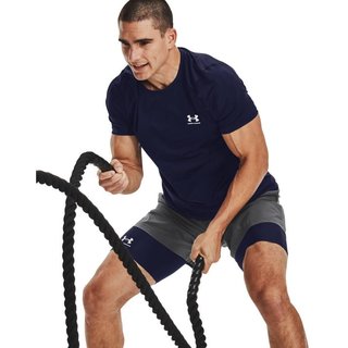 Under Armour HG Fitted SS herr t-shirt, midnight navy