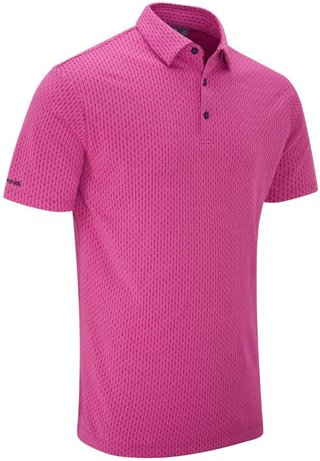 PING Hershel herr polo, ultra pink multi