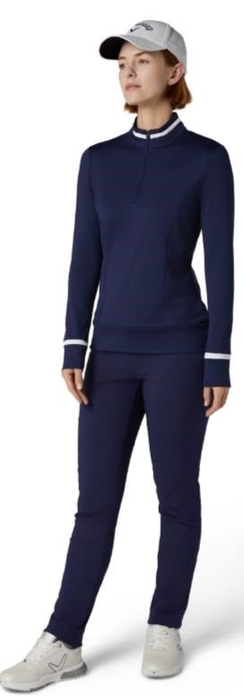 Callaway Thermal Long Sleeve Colourblock damtopp, peacoat