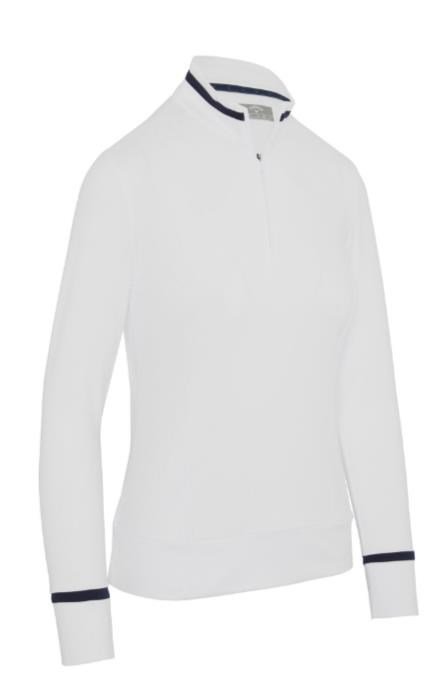 Callaway Thermal Long Sleeve Colourblock damtopp, brilliant white
