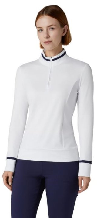 Callaway Thermal Long Sleeve Colourblock damtopp, brilliant white