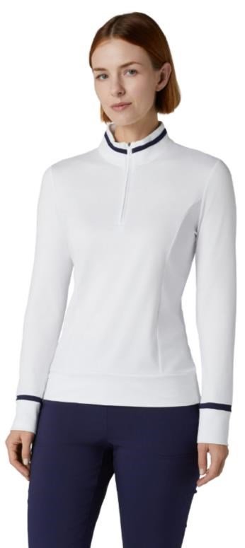 Callaway Thermal Long Sleeve Colourblock damtopp, brilliant white