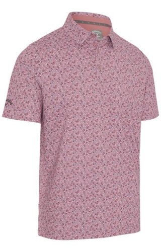 Callaway Novelty Confetti Print herr polo, mesa rose