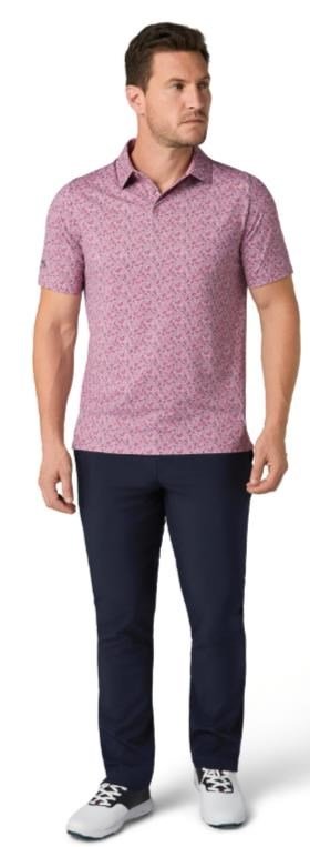 Callaway Novelty Confetti Print herr polo, mesa rose