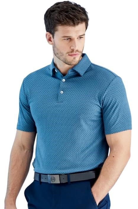 PING Hershel herr polo, blue fusion multi