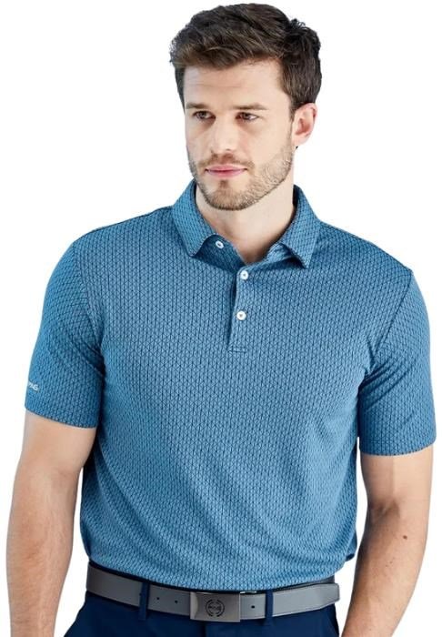 PING Hershel herr polo, blue fusion multi