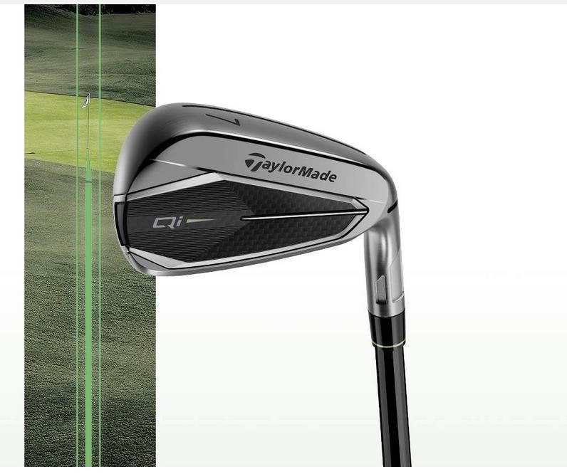 TaylorMade Qi Gunmetal Edition herr järnset, stål