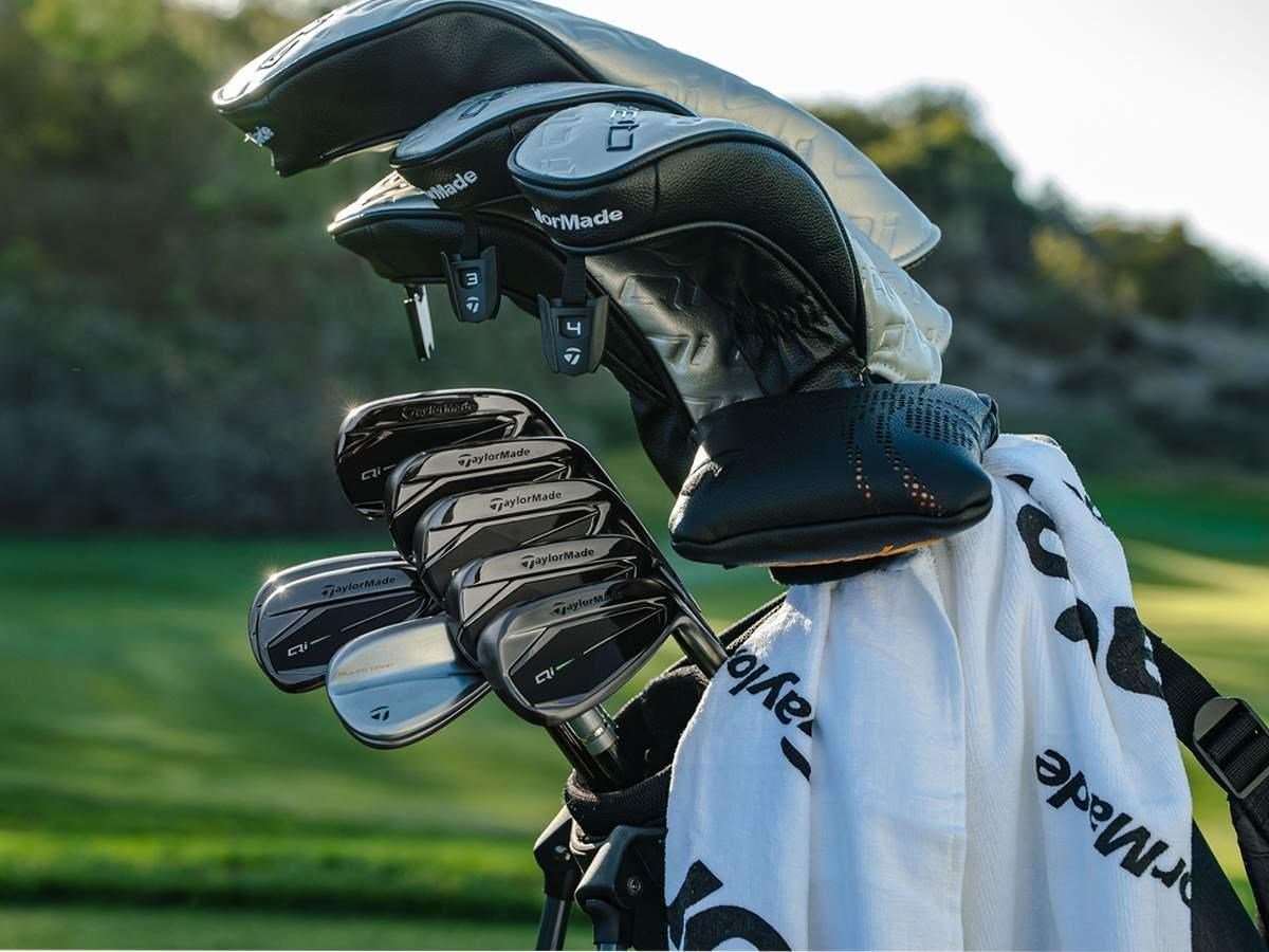 TaylorMade Qi Gunmetal Edition herr järnset, stål