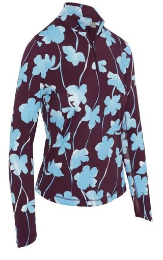 Callaway Stemmed Floral Sun Protection damtopp, potent purple