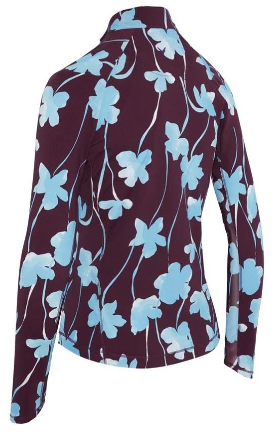 Callaway Stemmed Floral Sun Protection damtopp, potent purple