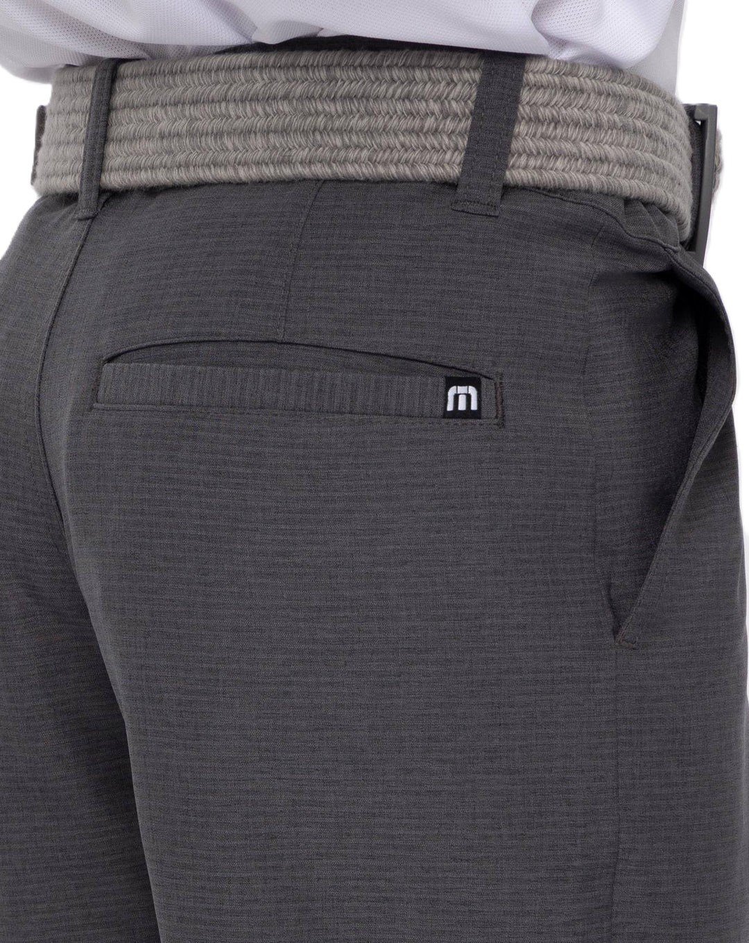 Travis Mathew Sand Harbor junior shorts, heather dark grey
