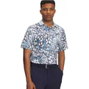 Under Armour Drive Chill Printed herr polo, blue calm/midnight navy