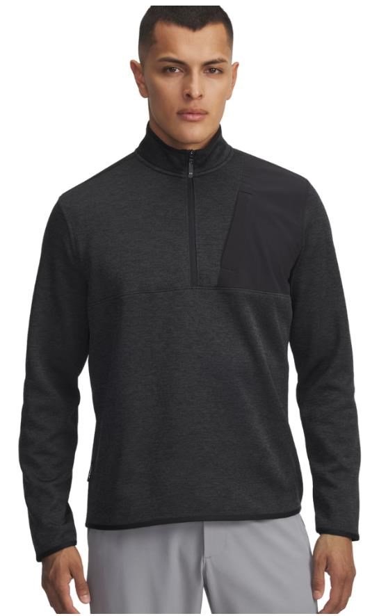 Under Armour Drive SweaterFleece 1/2 Zip herr sweatshirt, svart/antracit