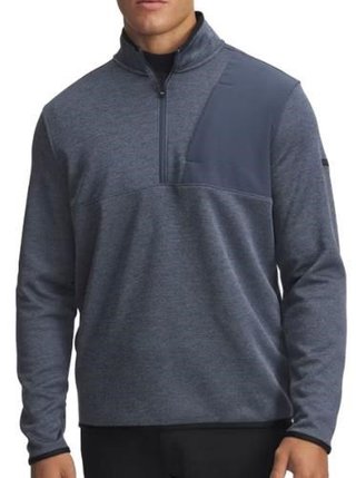 Under Armour Drive SweaterFleece 1/2 Zip herr sweatshirt, mörkgrå
