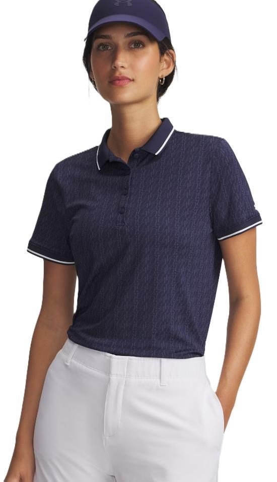Under Armour Playoff Jacquard dam polo, midnight navy