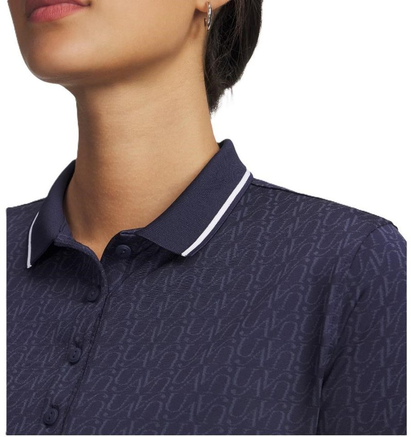 Under Armour Playoff Jacquard dam polo, midnight navy