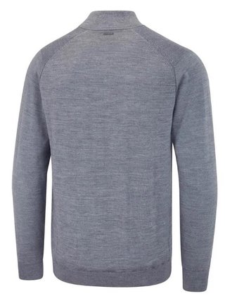 PING Murphy Lined full zip herr tröja, french grey marl